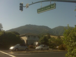Getting a different view of Mt. Diablo, from the east side.